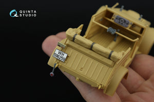Quinta Studio QD+35141 Kubelwagen Type 82 3D-Printed &amp;amp; coloured Interior on decal paper (Tamiya) (with 3D-printed resin parts) 1/35 – zdjęcie 12