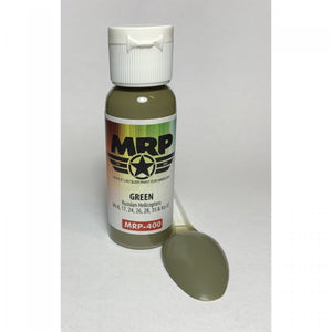 Peinture Mr. Paint MRP-400 Vert Hélicoptères russes MI-8, 17, 24, 25, 28, 35, KA-52 30 ml