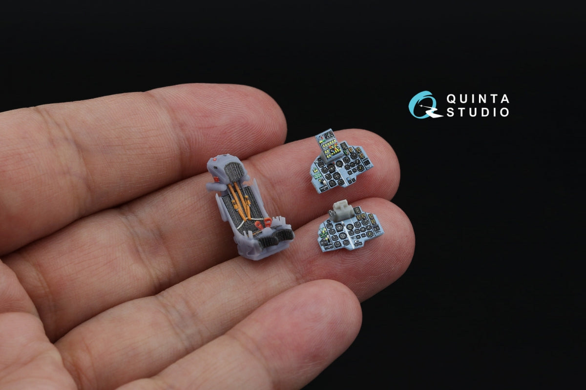 Quinta Studio QD+72167 Su-17UM3 3D-Printed &amp;amp; coloured Interior on decal paper (Modelsvit) (with 3D-printed resin part) 1/72 – Bild 12
