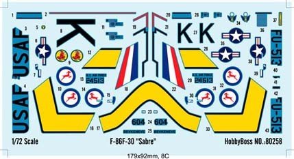 Hobby Boss 80258 F-86F-30 Sabre 1/72 – image 2