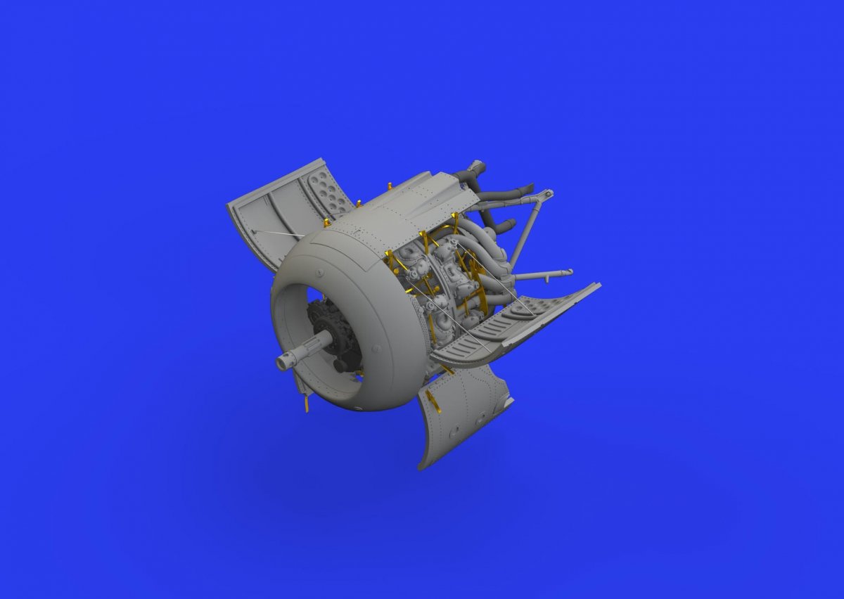 Eduard 648461 Fw 190A-8 engine 1/48 EDUARD – imagen 2