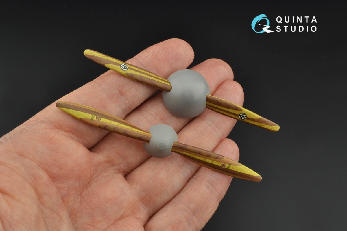 Quinta Studio QP32005 Wooden propellers Axial Wolff (Roden) 1/32 – imagen 3