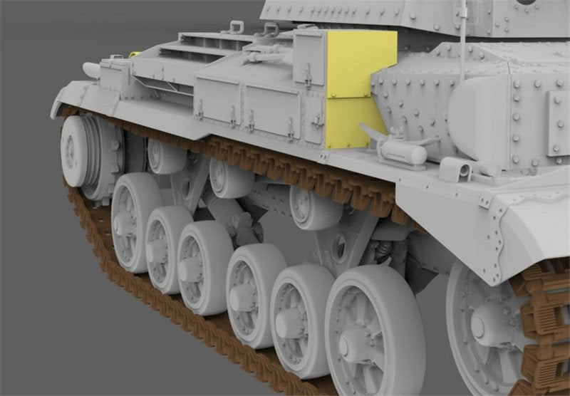Gecko Models 35GM0005 KREUZER PZ.PKFW.MK.II,742(e),(A10) W/ INTERIOR 1/35 – imagen 13