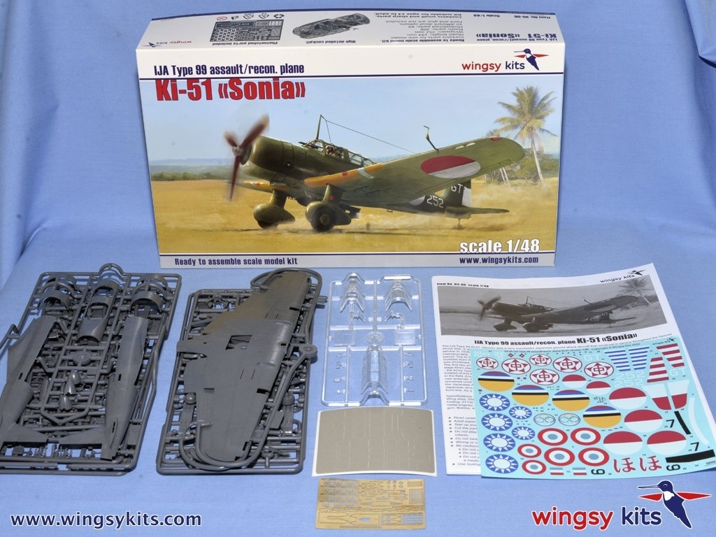 Maquette Wingsy Kits D5-06 IJA Type 99 Ki-51 « Sonia » dans d&amp;#39;autres armées, échelle 1/48 – image 2
