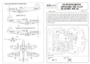 AZ Model AZ7353 Supermarine Spitfire Mk.22 Special 1/72 – zdjęcie 6