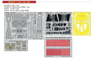 Eduard BIG49257 F-14D 1/48 for AMK – imagen 2