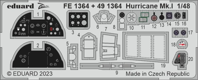 Eduard BIG49380 Hurricane Mk. I Hobby Boss 1/48 – imagen 5