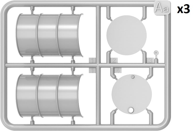 MiniArt 24012 Fuel and Oil Drums 1930-50’s Set 2 1/24 – Bild 3