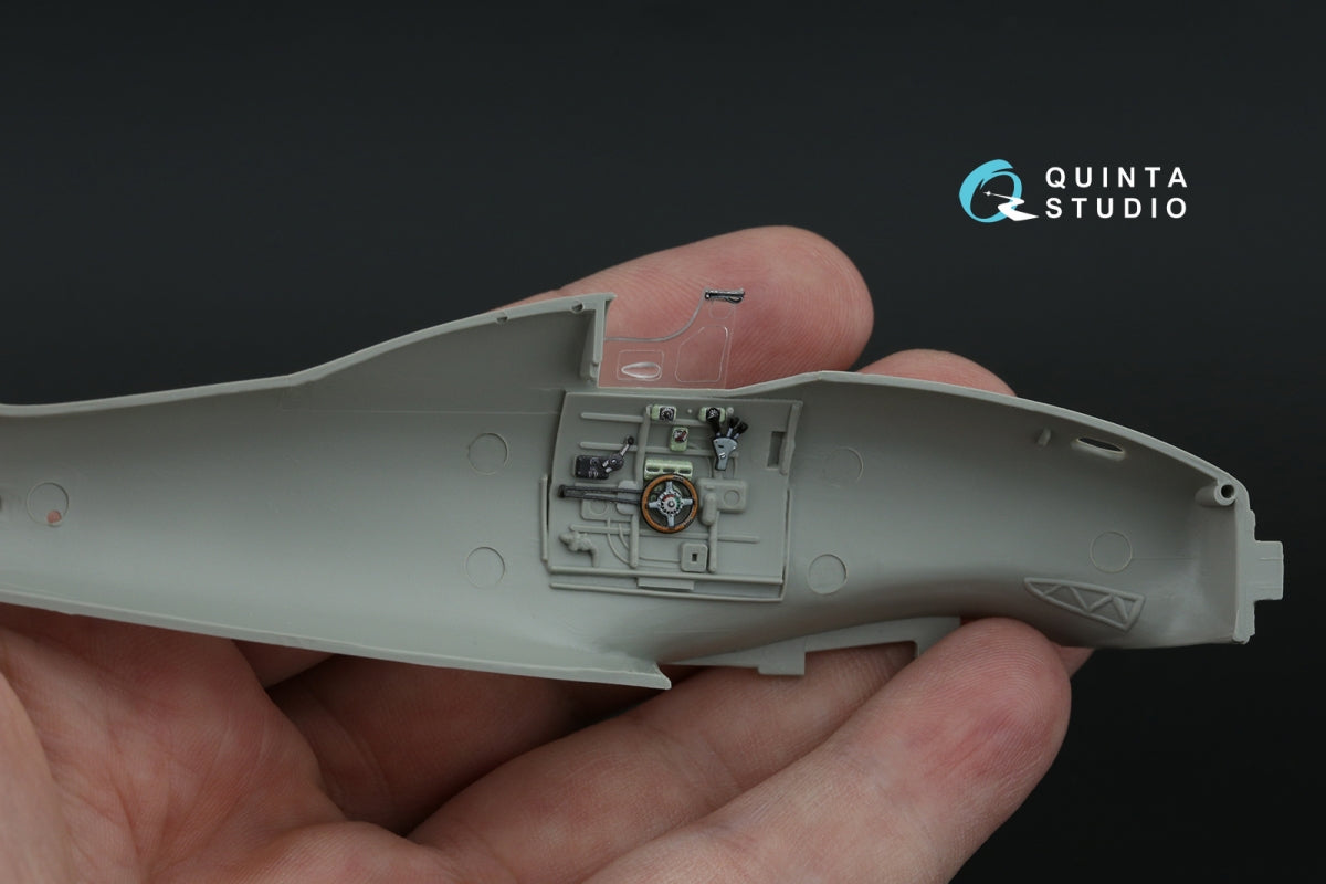 Quinta Studio QD48467 Macchi MC.200 Saetta (Late) 3D-Printed coloured Interior on decal paper (Italeri/Tamiya) 1/48 – imagen 8