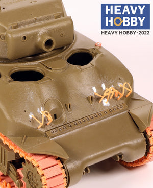 Heavy Hobby PT35057 WWII US Army Sherman VVSS Suspension Tracks T-41 1/35 – zdjęcie 3