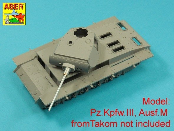 Aber 35L-316 Lufa 50mm KwK39l/60 do czołgu Panzer III J póżny 1/35 – imagen 7