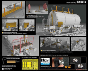 Sabre 35A04MW Kesselwagen Bauart Deutz (1941-1990) - Metal Whell Edition 1/35 – imagen 2