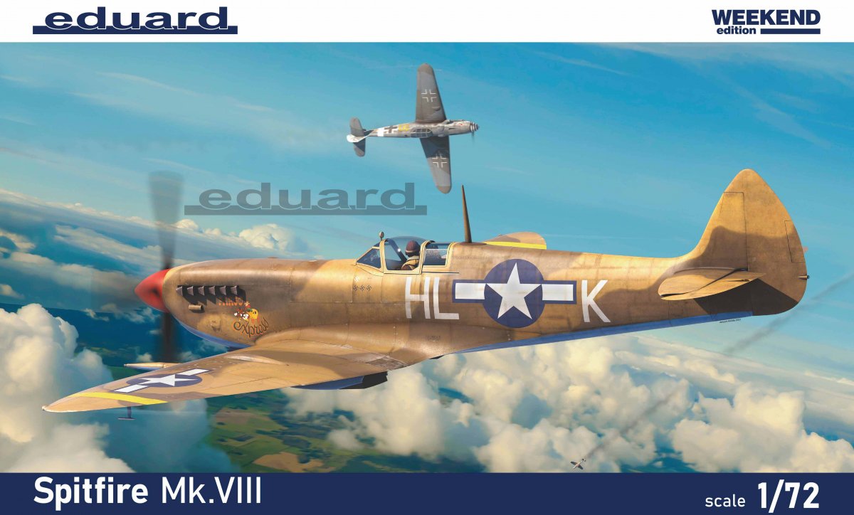 Eduard 7462 Spitfire Mk.VIII 1/72