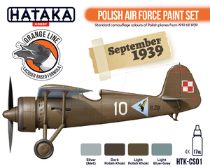Hataka HTK-CS01 ORANGE LINE – Coffret de peinture pour l&amp;#39;armée de l&amp;#39;air polonaise (4 x 17 ml) – image 2