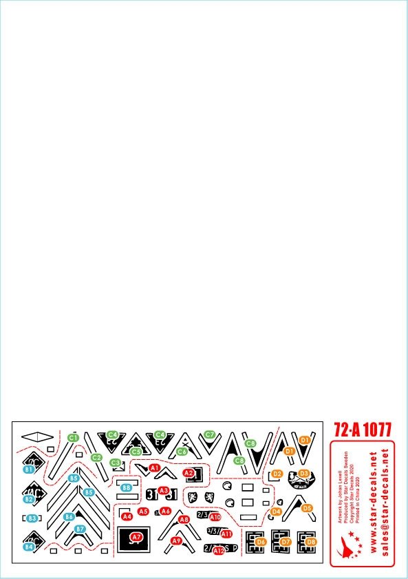 Star Decals 72-A1077 Tempête du désert n° 1. Soldats britanniques dans le Golfe 1990-91, échelle 1/72 – image 2