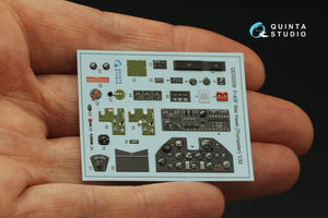 Quinta Studio QD32208 P-40F WarHawk 3D-Printed coloured Interior on decal paper (Trumpeter) 1/32 – imagen 4