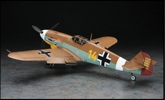Hasegawa ST31 MESSERSCHMITT Bf109F-4 TROP 1/32 – Bild 5