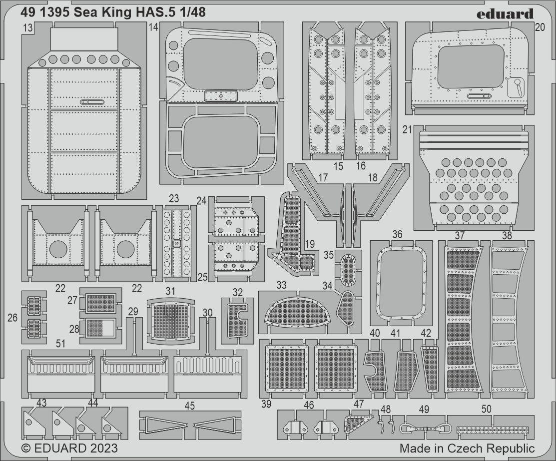 Eduard BIG49398 Sea King HAS.5 AIRFIX 1/48 – imagen 2