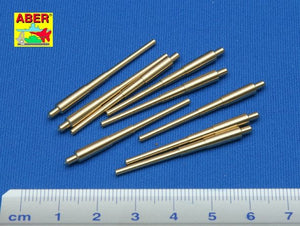 Aber 350L-05 Set of 9pcs 406mm long barrels for US ships for turrets without antiblast covers: North Carolina, Washington 1/350 – imagen 2