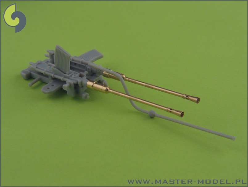 Master SM-35-003 Schnellboot Typ S-100 armament gun barrels - Flak M42 3,7cm (1pcs) and Flak 38 20mm (3pcs) – immagine 6