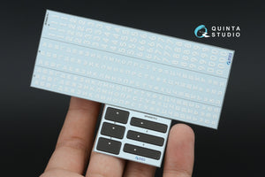 Quinta Studio QP24002 Typesetting USSR license plates 1980-1994 (State Standart 3207-77) (All kits) 1/24 – imagen 2