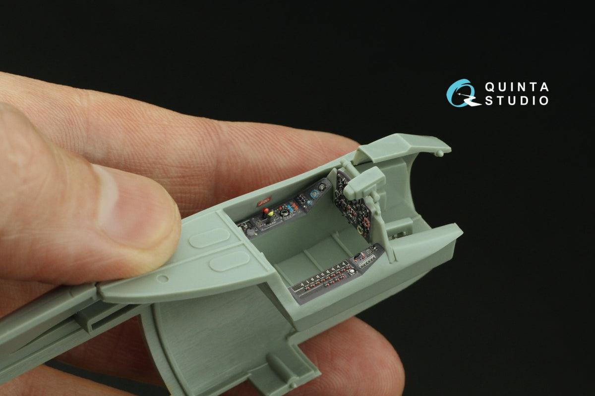 Quinta Studio QD48499 Ta 183 3D-Printed &amp;amp; coloured Interior on decal paper (Academy) 1/48 – Bild 10