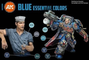 AK Interactive AK11618 BLUE ESSENTIAL COLORS 3GEN SET 6x17 ml – zdjęcie 2
