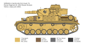 Italeri 6593 Pz.Kpfw.IV F1/F2/G With Afrika Korps Infantry 1/35 – imagen 6