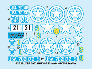 I Love Kit 63539 GMC DUKW-353 With WTCT-6 Trailer 1/35 – immagine 5