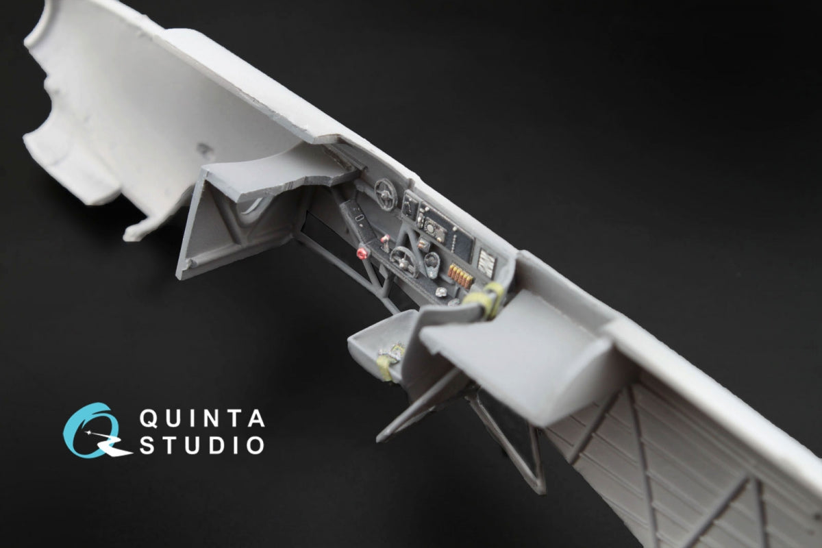Quinta Studio QD48004 Yak-1B (late production) 3D-Printed &amp;amp; coloured Interior on decal pape (for all kits) 1/48 – imagen 15