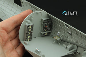 Quinta Studio QD32224 Boeing B-17G Radio operator&amp;#39;s compartment. 3D-Printed coloured Interior on decal paper (HK models) 1/32 – immagine 6