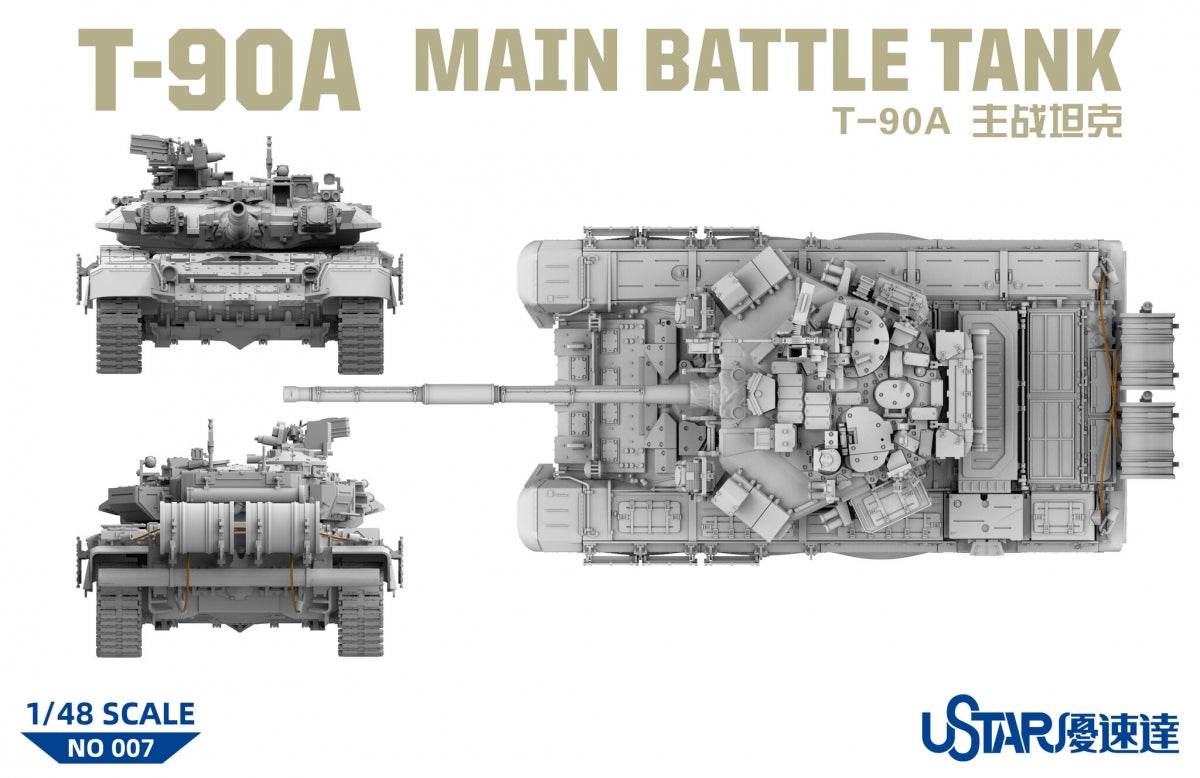 Suyata NO-007 T-90A Main Battle Tank 1/48 – imagen 2