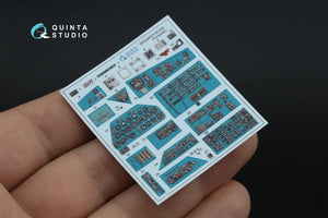 Quinta Studio QD48570 Mi-24A 3D-Printed &amp;amp; coloured Interior on decal paper (Trumpeter) 1/48 – immagine 3