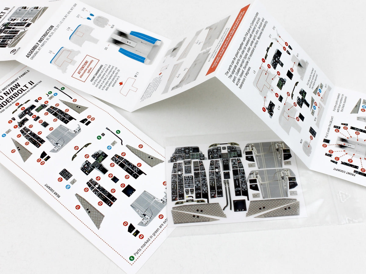 Red Fox Studio QS-32138 A-10 N/AW Thunderbolt II for Trumpeter 3D colored resin IP 1/32 – imagen 5