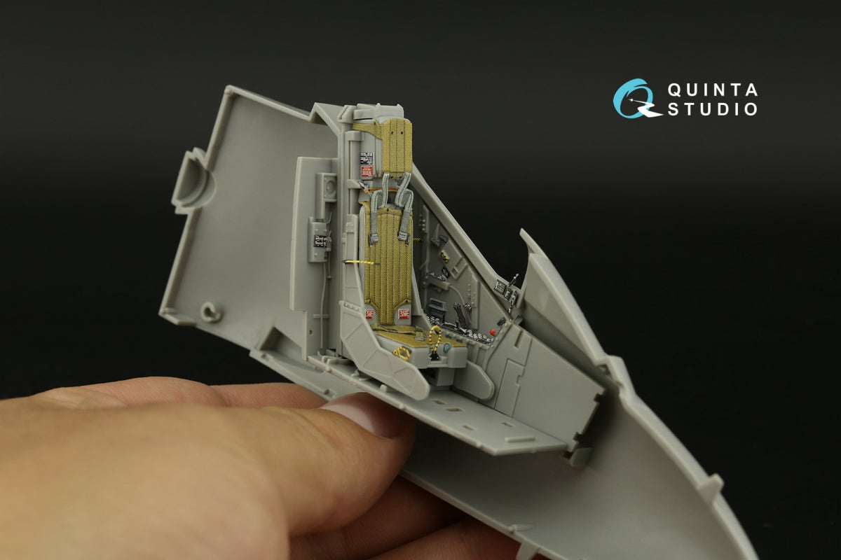 Intérieur imprimé en 3D et coloré sur papier décalcomanie Quinta Studio QD32193 AV-8B Harrier II (première génération) (Trumpeter) 1/32  – image 10