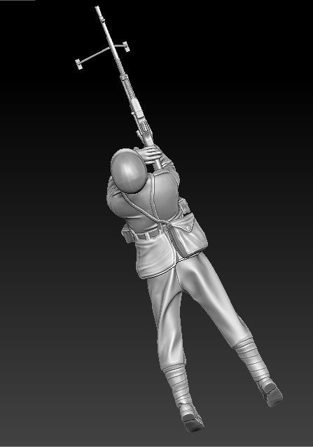 Glowel Miniatures 35909 Polish Infantry Lying (2 Figures, 3D Printed) 1/35 – immagine 5