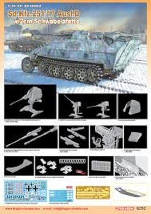 Dragon 6292 Sd.Kfz. 251/17 Ausf. D avec Schwebelafette 2 cm (1/35) – image 2