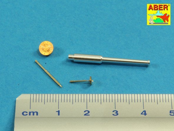 Aber 35L-212 Jeu de canons pour char soviétique T-50 45 mm 20K x 1 pièce ; 7,62 mm DT x 2 pièces (1/35) – image 2