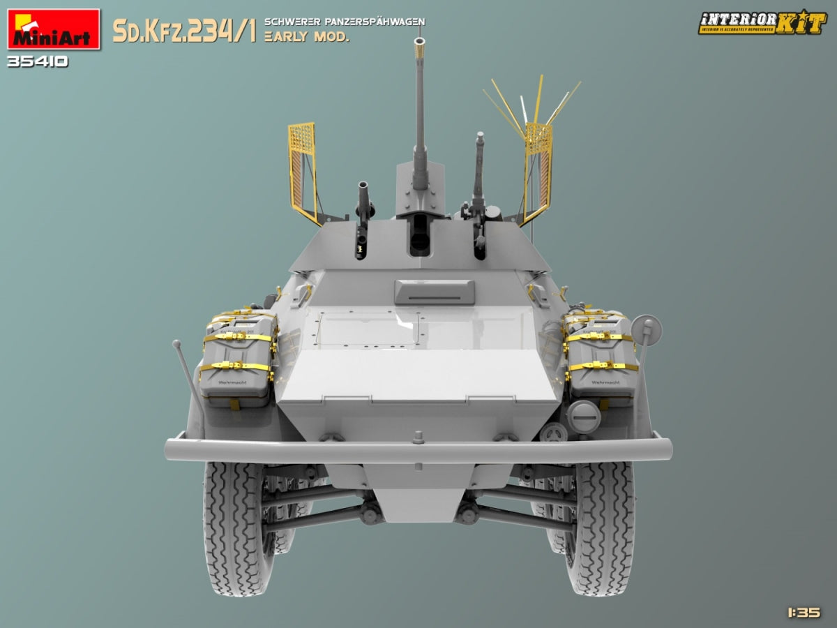 MiniArt 35410 Sd.Kfz.234/1 Schwerer Panzerspahwagen. EARLY MOD. INTERIOR KIT 1/35 – Bild 11