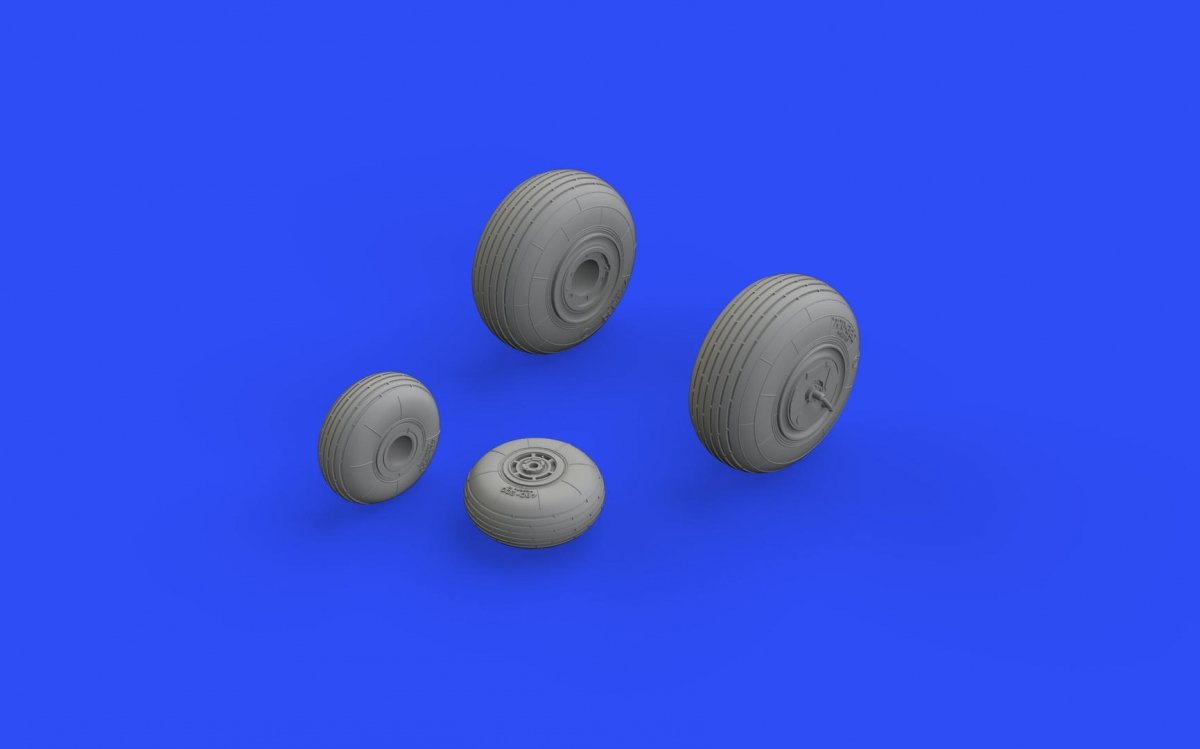 Eduard 648573 Mi-24V wheels 1/48 ZVEZDA – imagen 3