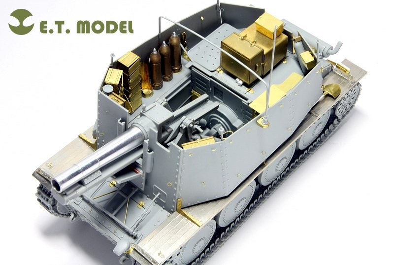 ET Modèle E35-005 Seconde Guerre mondiale allemand Sd.Kfz.138/1 Ausf.H 15cm sIG33/1 « Grille » (Pour DRAGON 6470) (1/35) – image 5