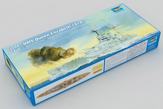 Trumpeter 05797 British battleship HMS Queen Elizabeth (1918) 1/700 – imagen 2