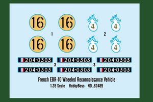 Hobby Boss 82489 EBR-10 French Wheeled Reconnaissance Vehicle 1/35 – imagen 4