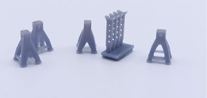 Yamamoto Model Parts YMPGAR5 Kobyłki warsztatowe 1/24 – immagine 3