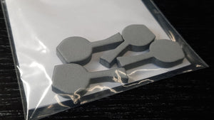 Omask 74803 Bf 109 E wheel bay plugs (for Eduard) 1/48 – Bild 5