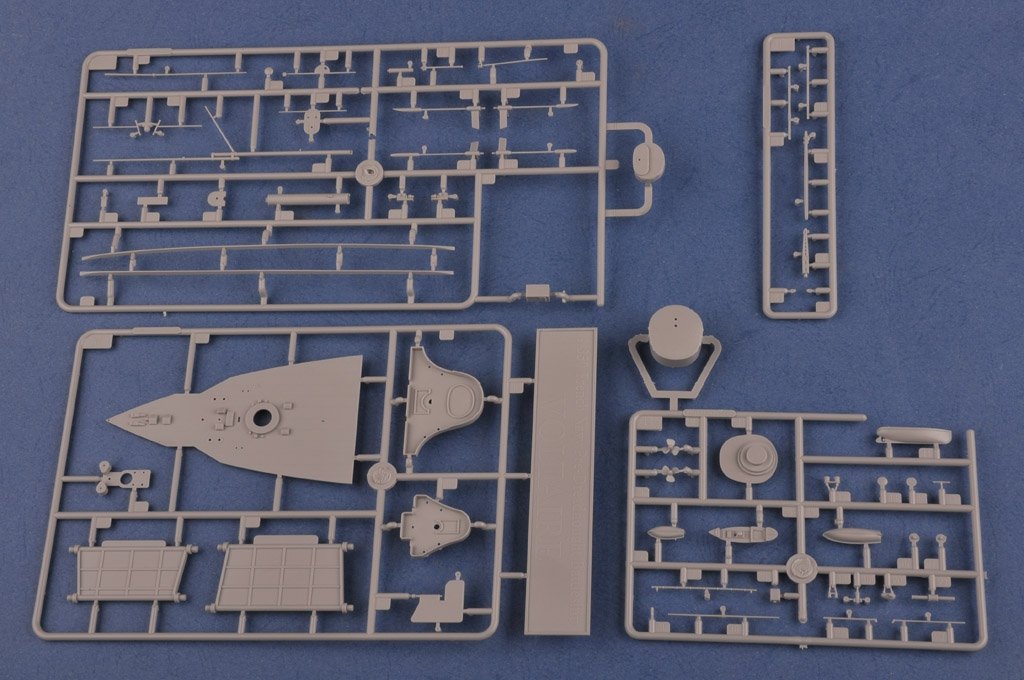 Hobby Boss 86504 French Navy Pre-Dreadnought Battleship Voltaire 1/350 – imagen 8