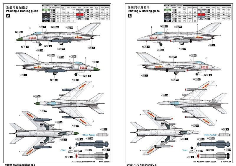 Trumpeter 01684 Nanchang Q-5 Yi 1/72 – Bild 2