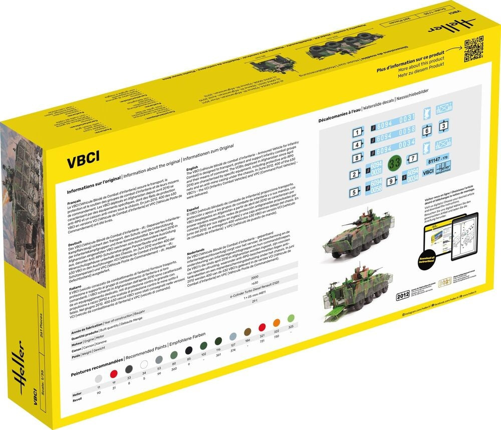 Heller 57147 VBCI - Starter Kit 1/35 – imagen 2