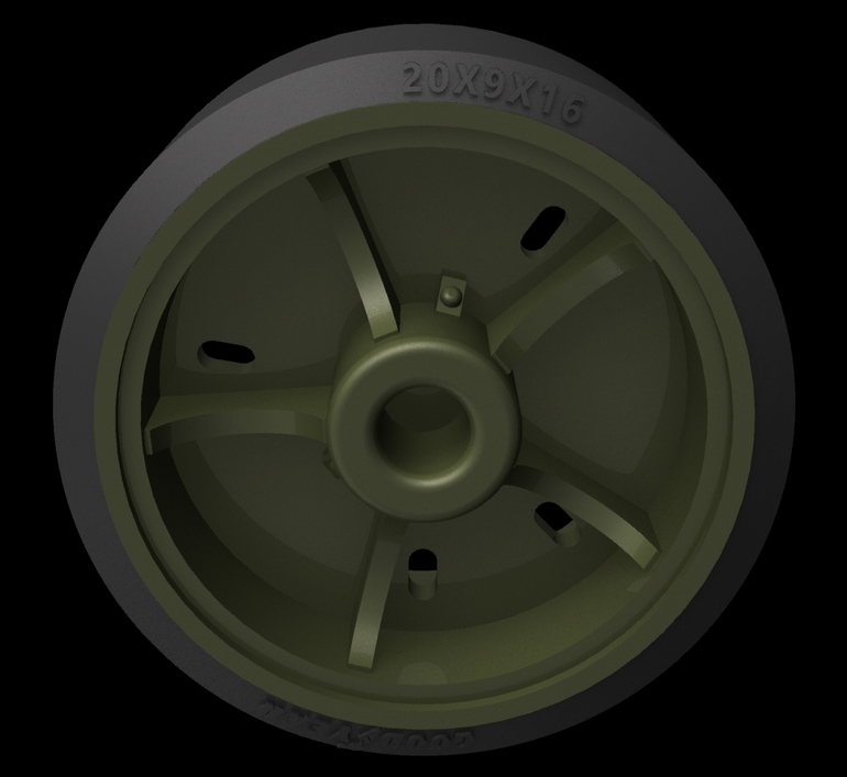 Panzer Art RE35-633 M4 “Sherman” Road wheels Pattern No3 1/35 – immagine 2