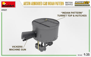 Miniart 39021 Voiture blindée Austin, modèle indien. Service britannique. Maquette intérieure 1/35 – image 13